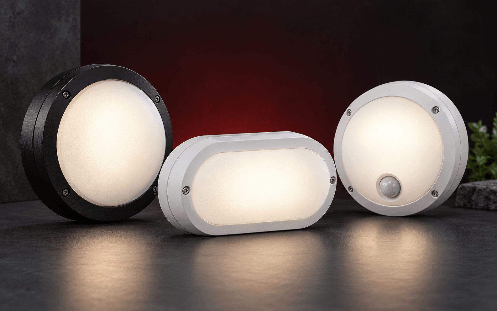 Bell round and oval LED bulkhead lights