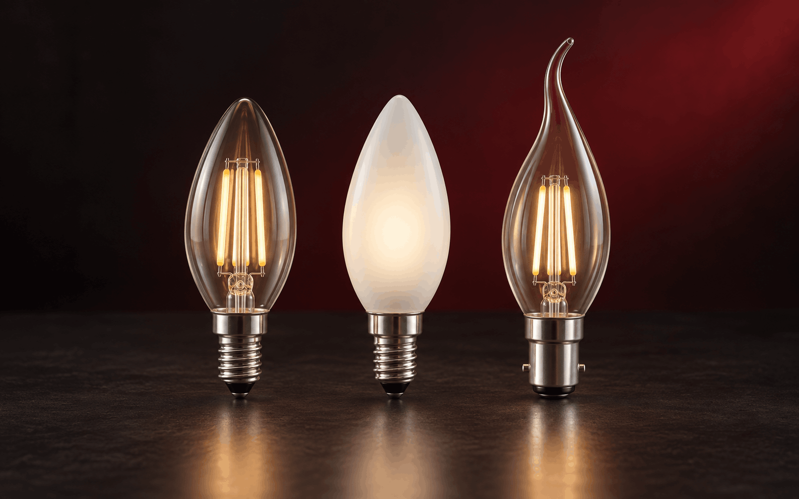 Bell LED candle light bulbs