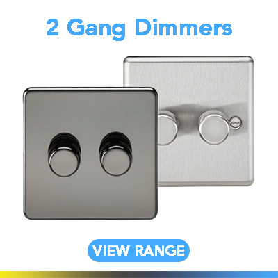 2 Gang Dimmers