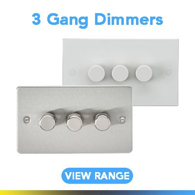3 Gang Dimmers