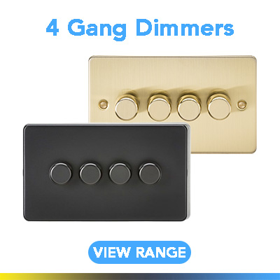 4 Gang Dimmers