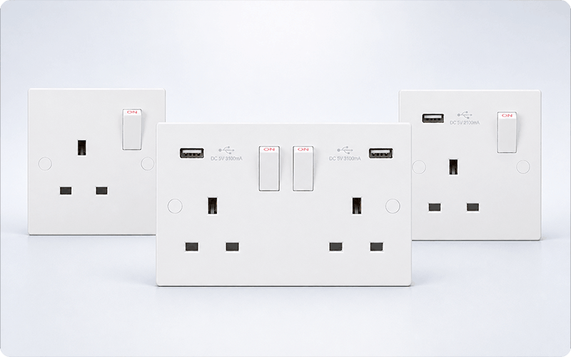 Knightsbridge square edge sockets