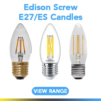 Edison Screw E27 LED Candle Bulb