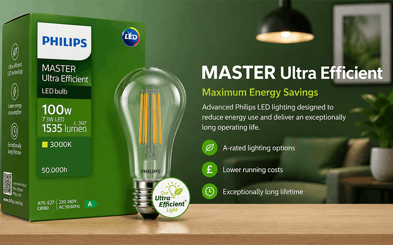 Philips MASTER Ultra Efficient lighting