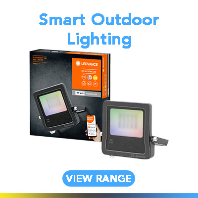 Picture of a smart colour changing flood light