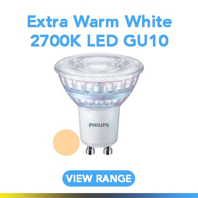 Extra Warm White LED GU10 Bulb