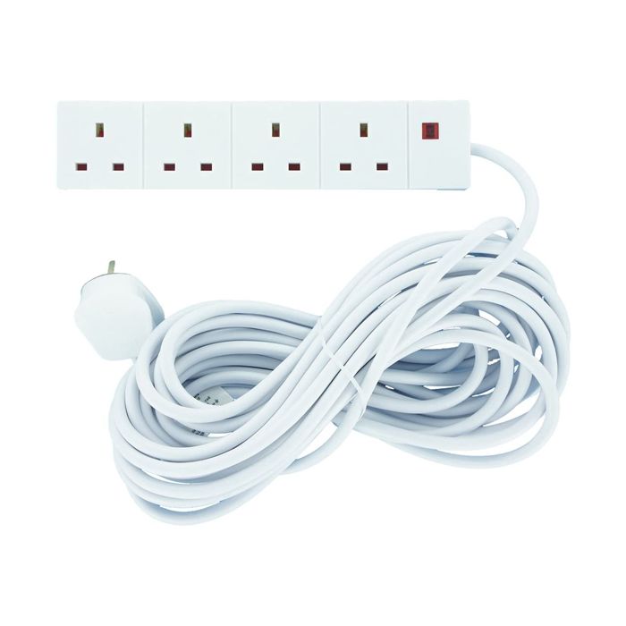10 metre 4 gang extension lead