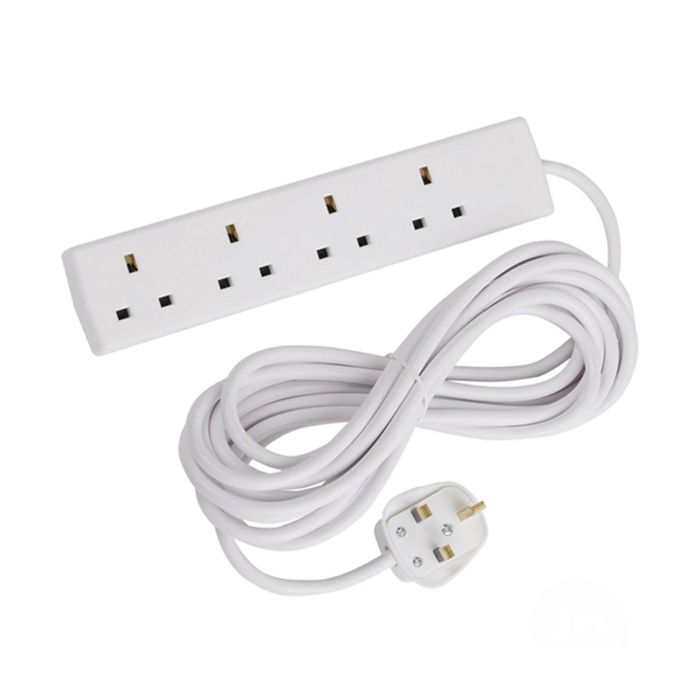 2 metre 4 gang extension lead