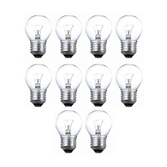 25W Clear ES/E27 Incandescent Golf Ball Light Bulb