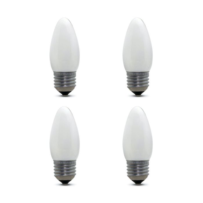25W OPAL ES CANDLE 230V - 4 PACK