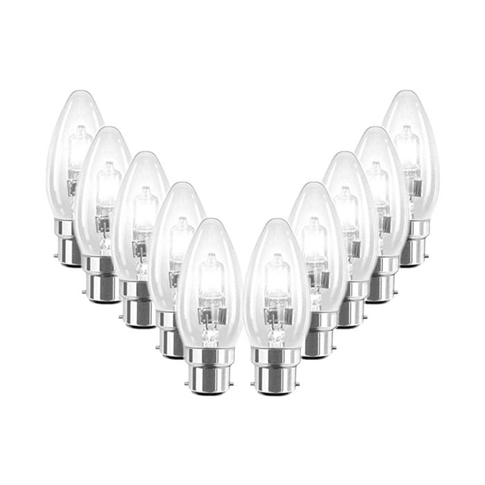40W BC Clear Candle 35mm Pack of 10
