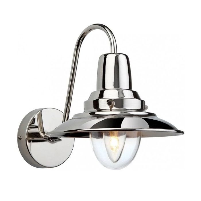 Firstlight Fisherman Chrome Vintage Wall Light 