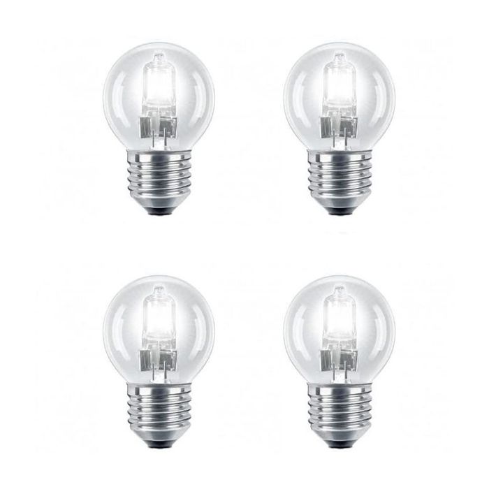 42W E27 P45 Halogen Golf Ball - 4 PACK