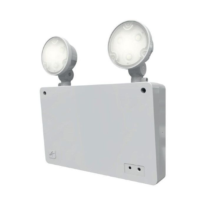 Ansell Raptor 3W LED Twin Spot Non-Maintained White