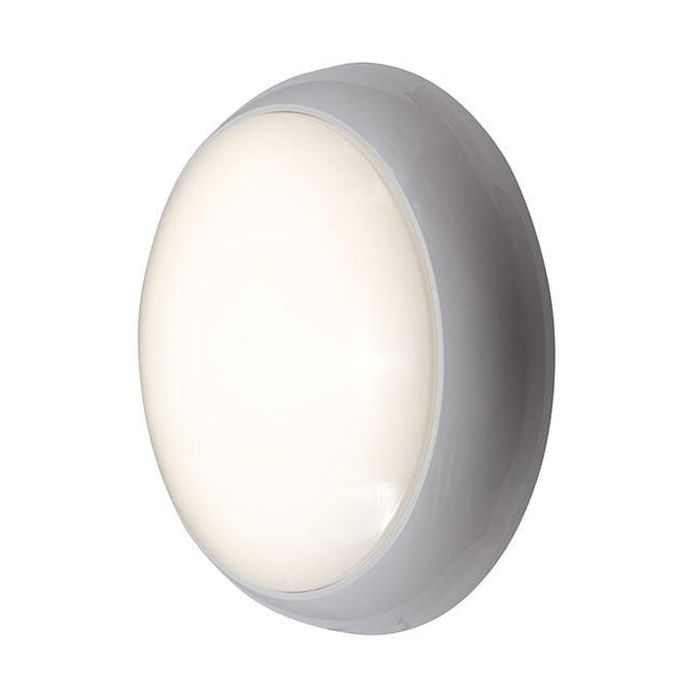 Ansell Disco LED - Integral Microwave Sensor And Emergency - 14W Cool White - White / Opal
