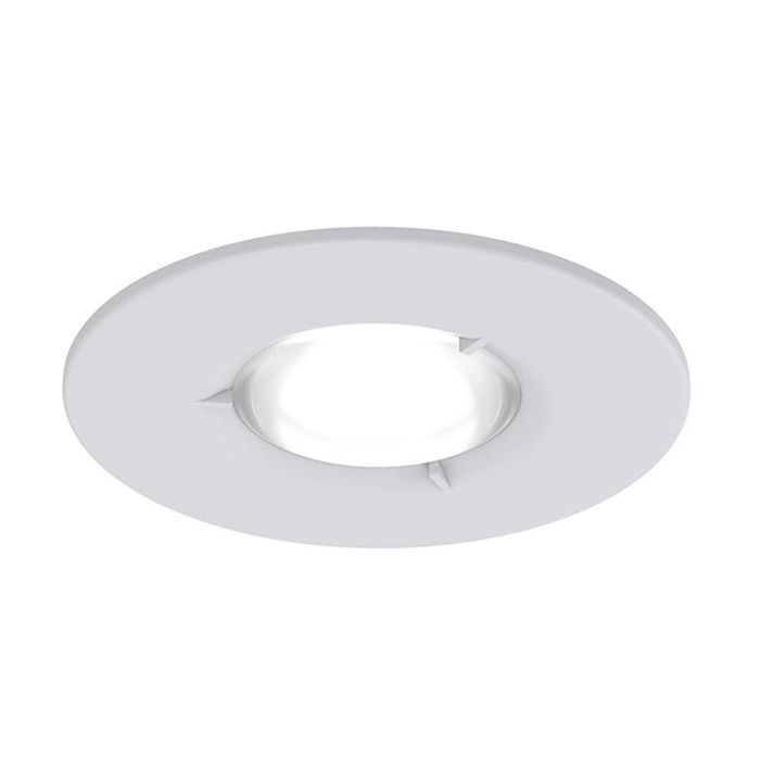 Ansell Edge GU10 Fire Rated Downlight 50W Matt White