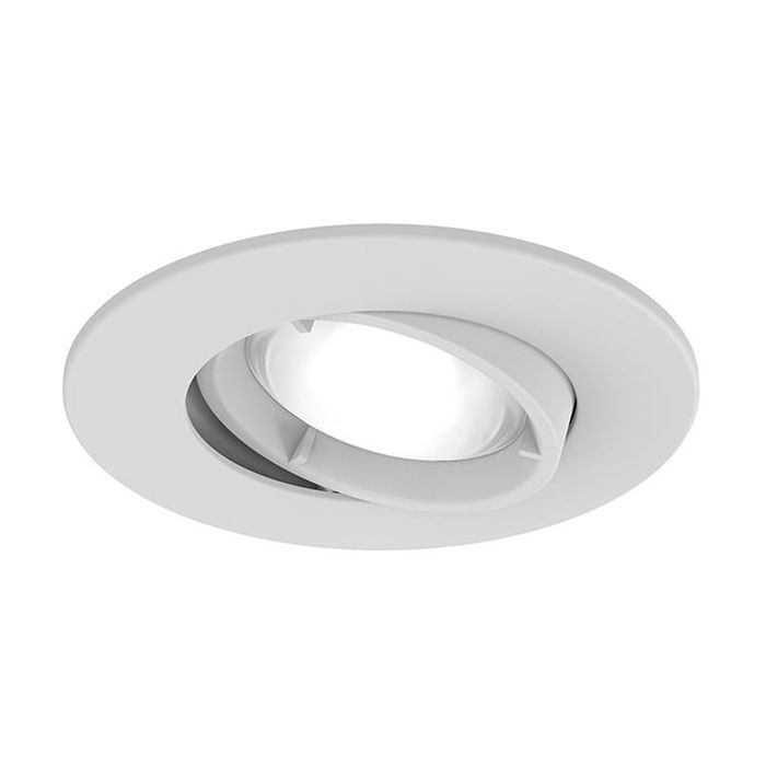 Ansell Edge GU10 Fire Rated Gimbal Matt White
