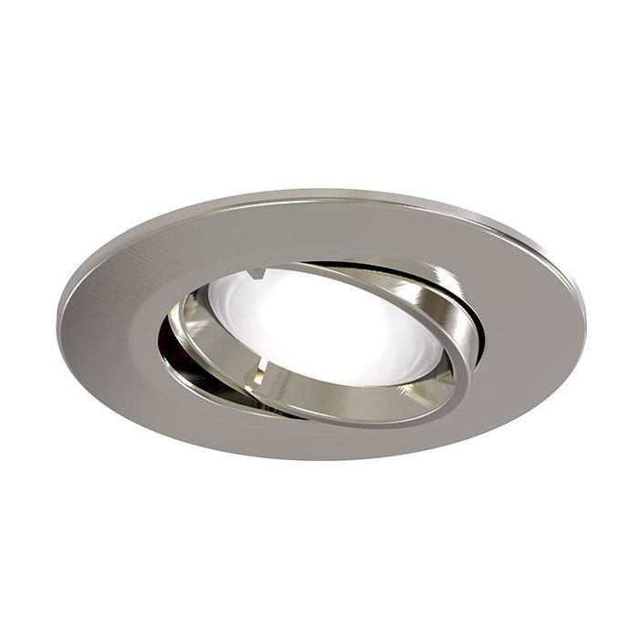 Ansell Edge GU10 Fire Rated Gimbal Satin Chrome