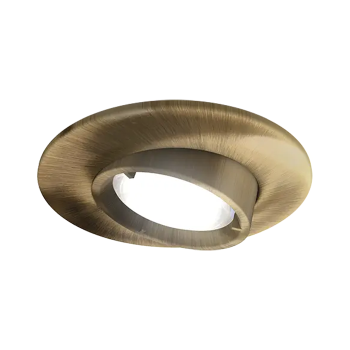 Ansell Edge GU10 Fire Rated Gimbal Antique Brass 