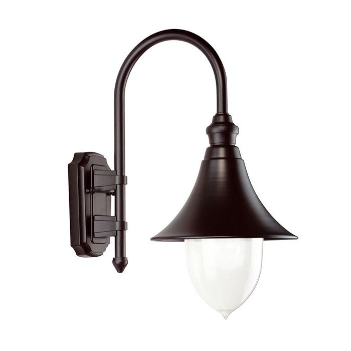 Ansell Lampara Wall Lantern 100W Black