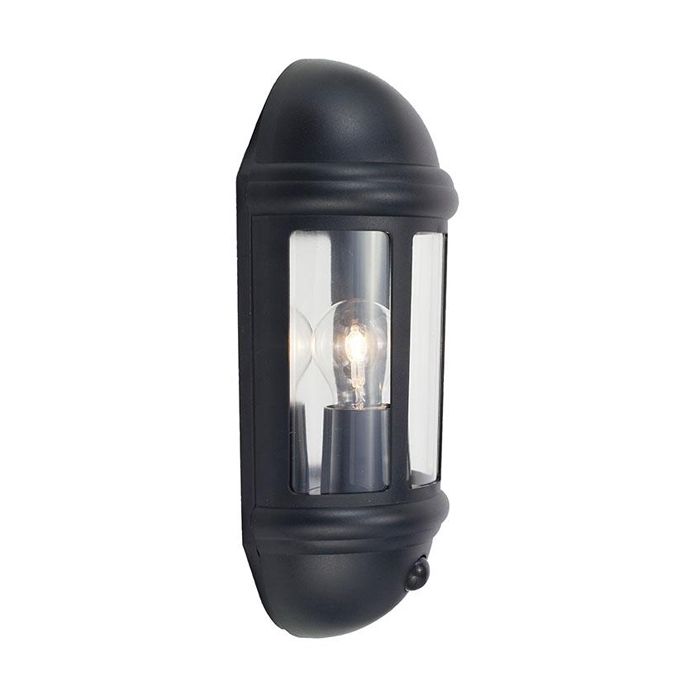 Ansell Latina Polycarbonate Half Lantern 42W Black