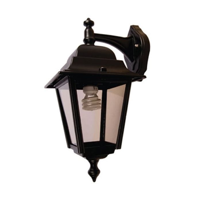 Ansell Nizza Wall Lantern Top Arm 60W Black