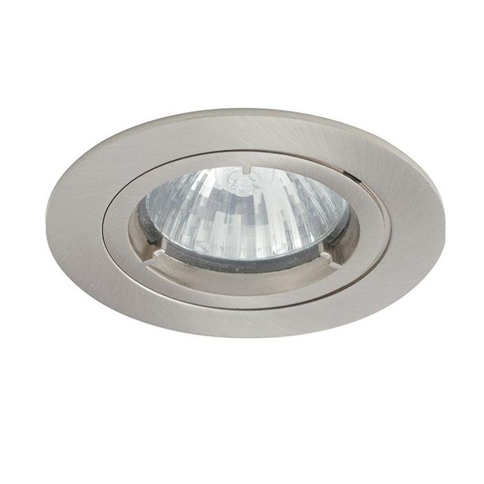 Ansell Twistlock GU10 35W IP44 Die-Cast Downlight Satin Chrome