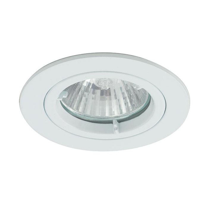 Ansell Twistlock GU10 35W IP44 Die-Cast Downlight White