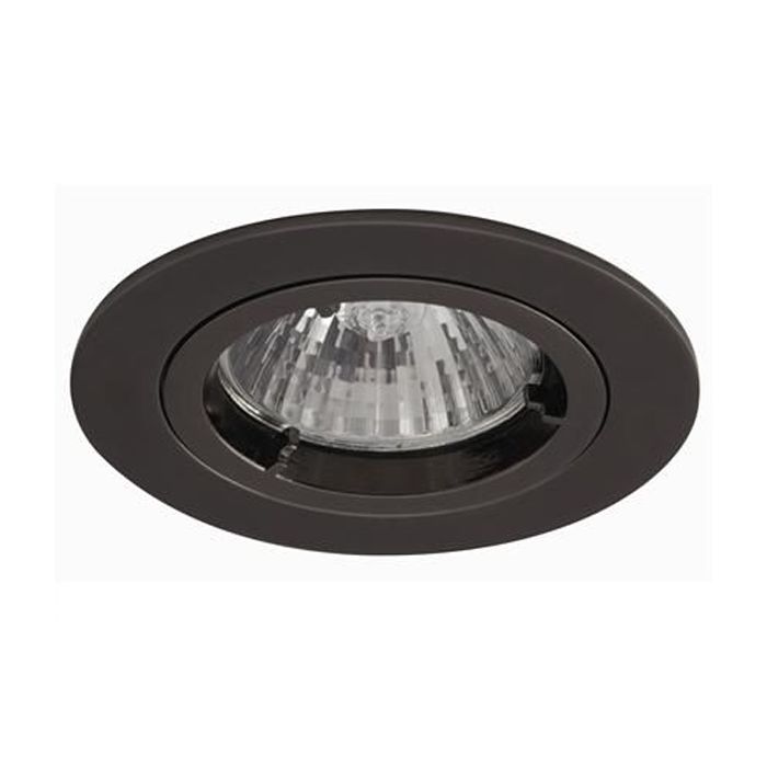 Ansell Twistlock GU10 50W Die-Cast Downlight Black Chrome