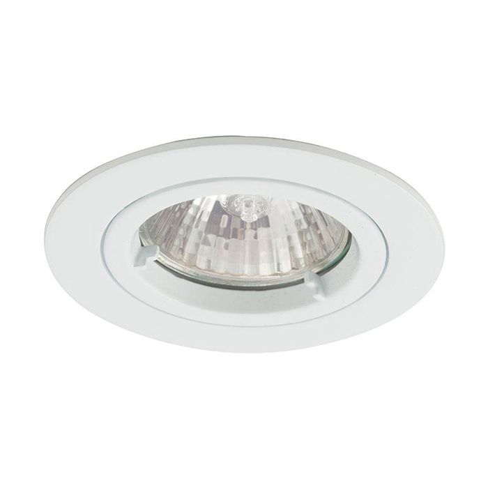 Ansell Twistlock GU10 Die-Cast Downlight Matt White