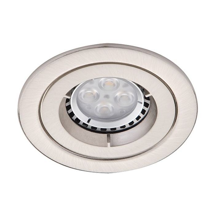 Ansell Twistlock GU10 IP65 Downlight Satin Chrome