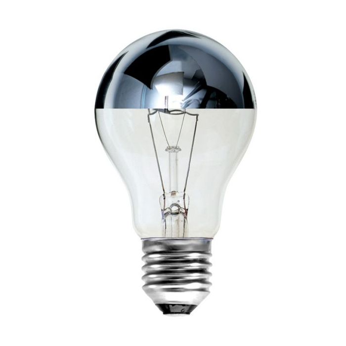 70w (100w) Halogen Crown Silver ES E27 GLS Dimmable 
