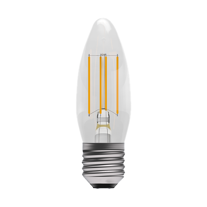 Bell 3.3W LED Filament Clear Candle ES 2700K