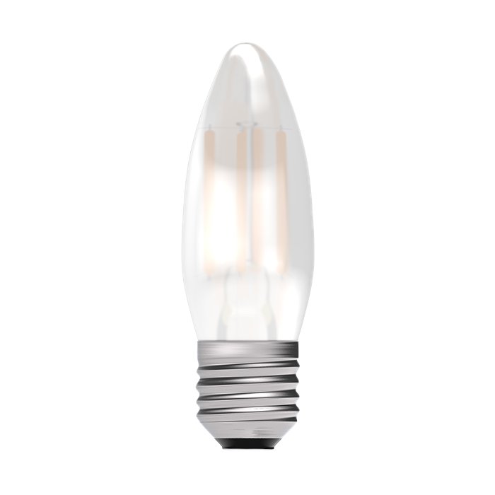 Bell 3.3W LED Filament Satin Candle ES 2700K