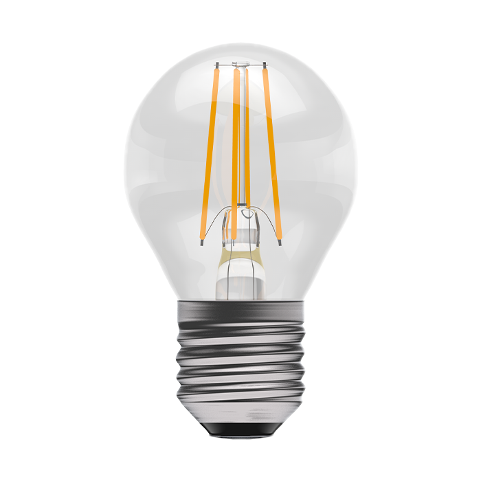 Bell Genesis 4.5W LED Filament Clear Round Dimmable ES 2700K