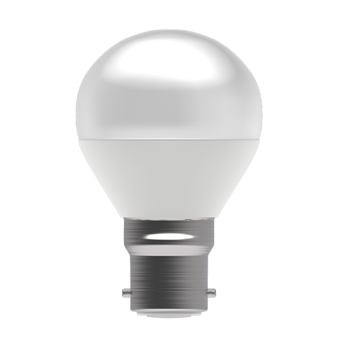 Bell Genesis 4.7W LED Round Opal Bulb BC 6000K