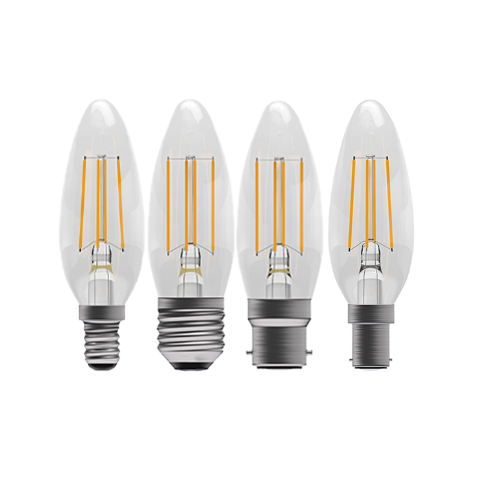 Bell Genesis Filament Clear Candles