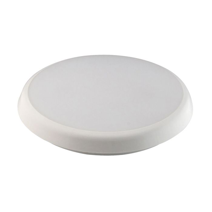BELL Lighting 06750 Deco LED Bulkhead Light 18W, Microwave Sensor, Emergency, 4000K, IP54