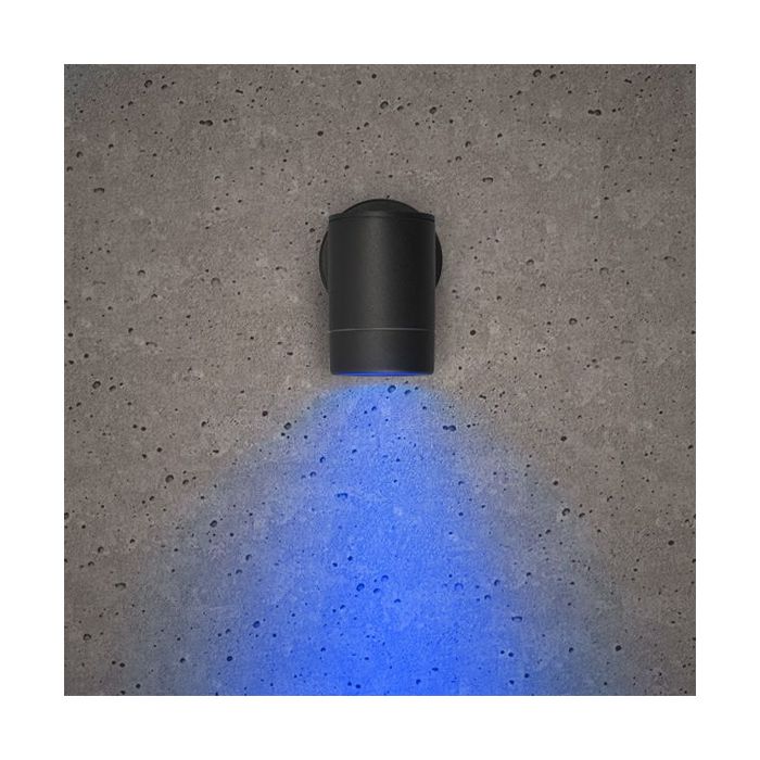 Bell Lighting Luna GU10 Fixed Wall Light - IP65, Black