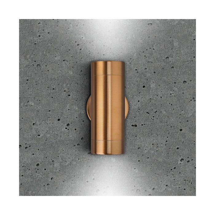 Bell Lighting Luna GU10 Up/Down Wall Light - IP65, Copper