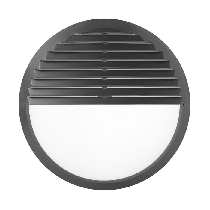 Bell Lighting Black Louvre Bezel for Oberon Bulkhead