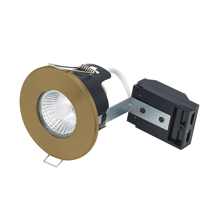Bell Fire Rated MV Shower Downlight Antique Brass
