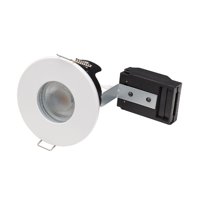 Bell Fire Rated MV Shower Downlight Matt White