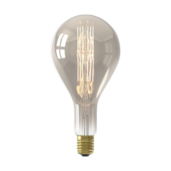 Calex Giant Filament Splash 11W Titanium E40 LED lamp Dimmable