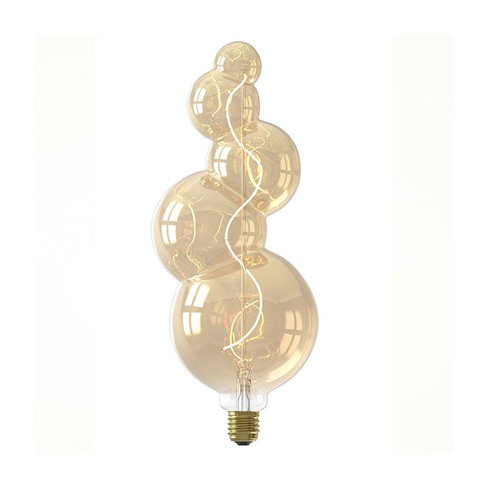 Calex Alicante 4W Dimmable Decorative LED Lamp E27 Gold 2100K