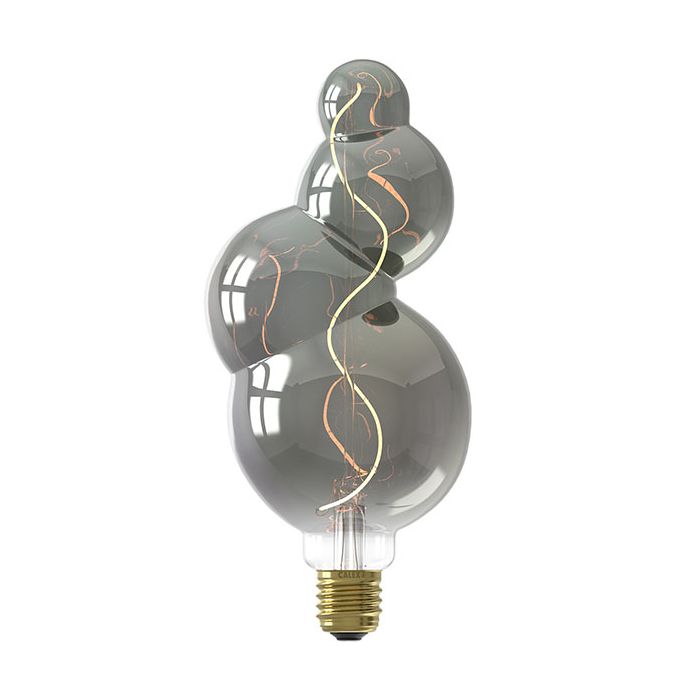 Calex Valencia 4W Dimmable Decorative LED Lamp E27 Titanium 2100K