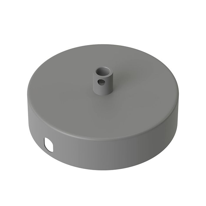 Calex 940026 Metal Ceiling Rose Concrete 100mm 1 hole