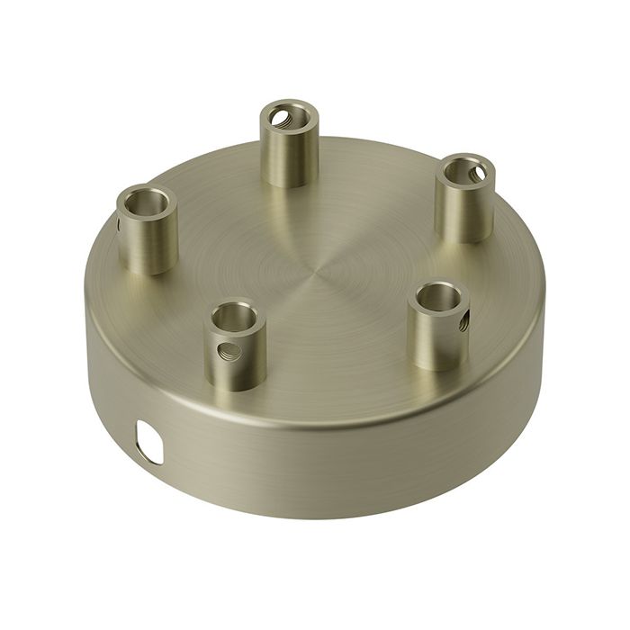 Calex 940072 Metal Ceiling Rose Matt Bronze 100mm 5 holes