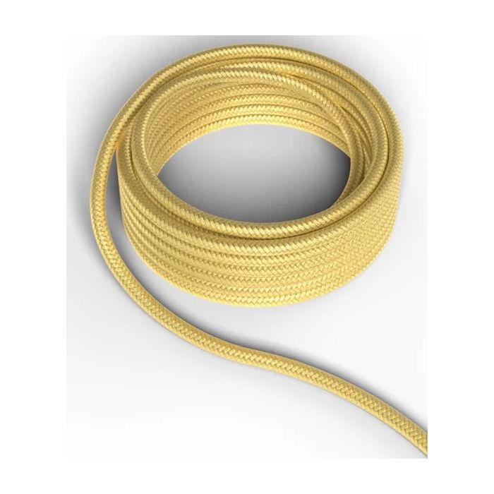 Calex 940272 3M Metallic Gold Fabric Pendant 2 Core Cable