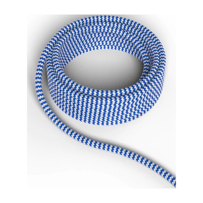 Calex 940278 3M Blue/White Fabric Pendant Cable